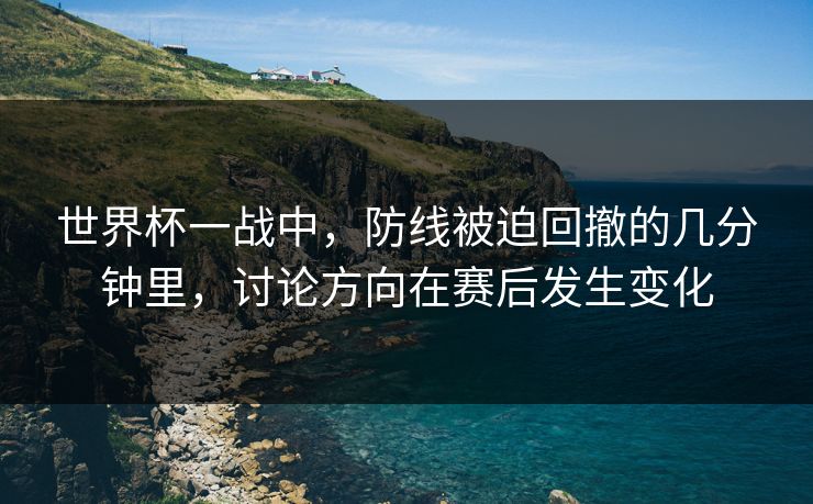 世界杯一战中，防线被迫回撤的几分钟里，讨论方向在赛后发生变化